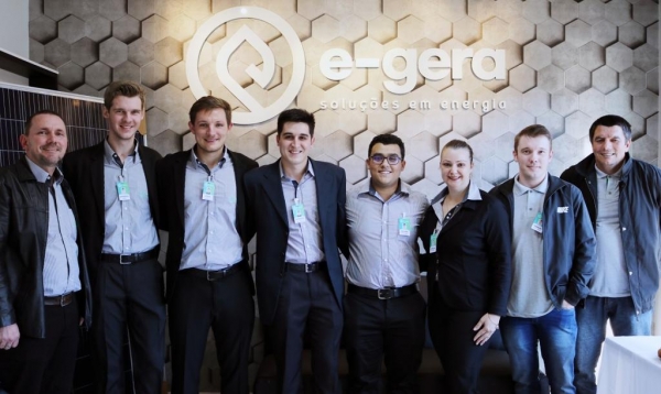 Equipe da E-gera Soluções em Energia.(Fotos: Divulgação)