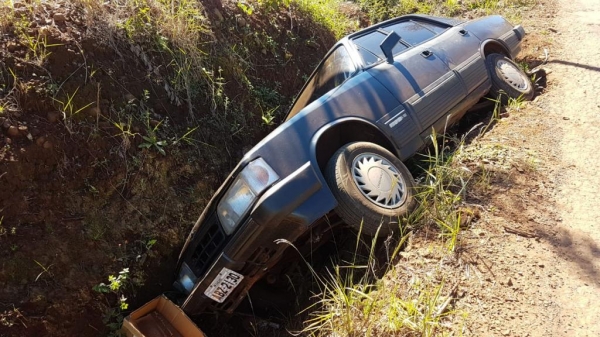 A vítima de 22 anos sofreu ferimentos leves.(Fotos: CGN)