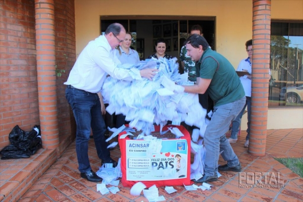 O sorteio foi realizado na tarde de hoje. (Fotos: Portal Nova Santa Rosa)
