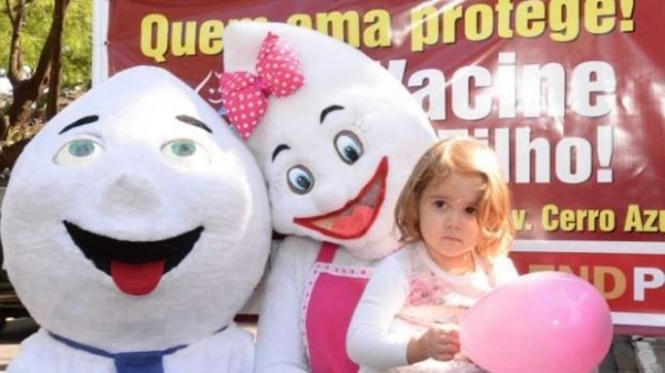 o Paraná ainda está longe da meta de vacinar pelo menos 95% das crianças com idade entre 12 meses e 4 anos de idade.(Foto: Assessoria)