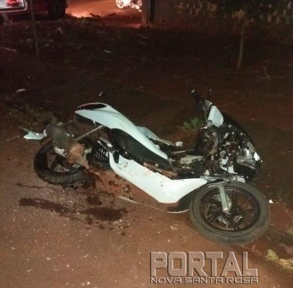 A Polícia Militar está em busca do condutor do Gol, qualquer informação pode ser repassado através do 190.(Fotos: Portal Palotina)