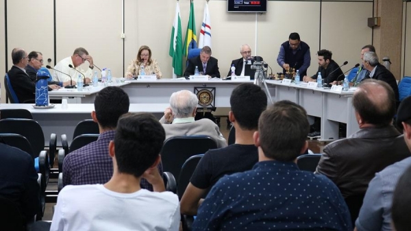 Sessão Ordinária da Câmara de Palotina realizada na segunda-feira, dia 27. (Fotos: Assessoria/Câmara)