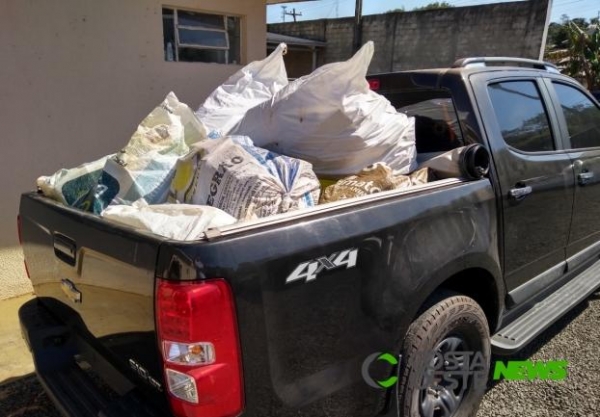 Foram pesados aproximadamente 15 kg de crack, 13 kg de cocaína, 13 kg de haxixe e 3.500 kg de maconha. (Foto: Costa Oeste News)