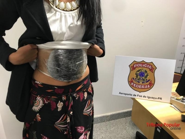 A droga totalizou 3,99 Kg. (Foto: Polícia Federal)