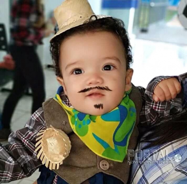 O bebê de apenas 9 meses de idade, Mathias Fialho Alves estava internado em Cascavel. (Foto: WhatsApp)
