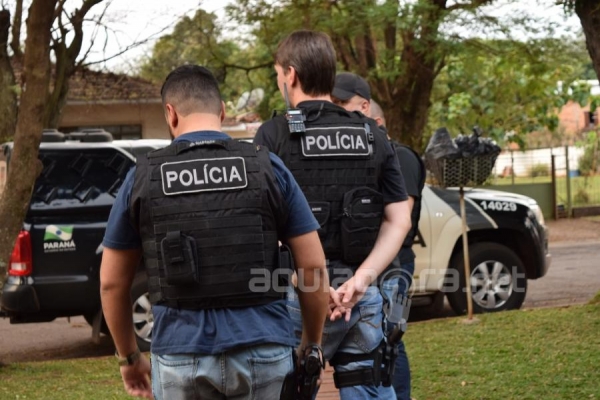 Equipes da Policia Civil de Marechal Rondon e Quatro Pontes estiveram envolvidos na operação (Foto: Cristine Kempp/AquiAgora.net )