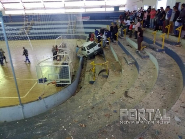 uma pessoa ficou gravemente ferida. (Foto: Portal Nova Santa Rosa)