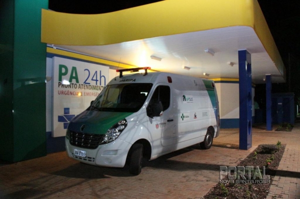 A idosa foi atendida primeiramente em Maripá. (Foto: Portal Nova Santa Rosa)