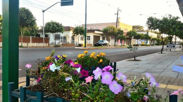 Centro de  Nova Santa Rosa. (Foto: Portal Nova Santa Rosa)