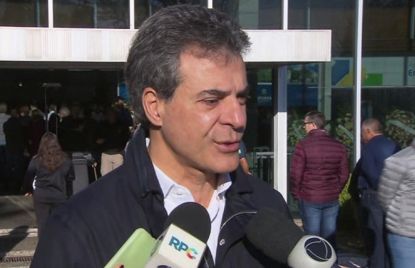 Beto Richa foi preso nesta terça-feira (11) (Foto: Reprodução/RPC)