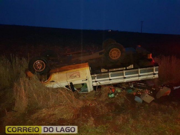 O condutor do Fiesta foi encaminhado para fazer o teste bafométrico sendo constatado que ele havia ingerido bebida alcoólica.(Foto: Correio do Lago)