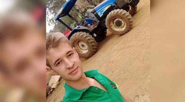 A vítima operava um triturador de silagem quando sofreu o acidente.(Foto: Massa News)