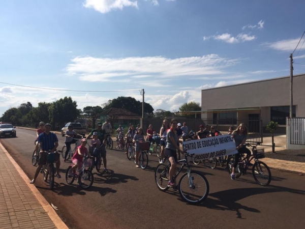 Esta foi a primeira edição do Passeio Ciclístico da Família.. (Fotos: Divulgação)