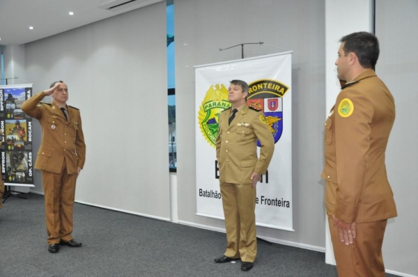O Major Dorecki esteve a frente do BPFron por 1 ano e 5 meses. (Foto: BPFron)