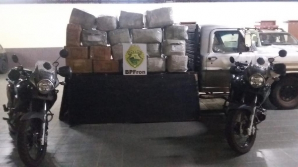  A Operação Merom  busca atuar de maneira incisiva e coordenada combatendo a criminalidade na região de fronteira. (Foto: BPFRON)