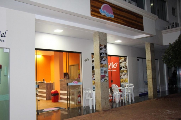 A Dulce Gelatto Sorveteria atende na Rua Espírito Santo em frente à Prefeitura Municipal. (Foto: Portal Nova Santa Rosa)