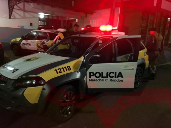 O agressor foi detido. (Foto: Aqui Agora.net)