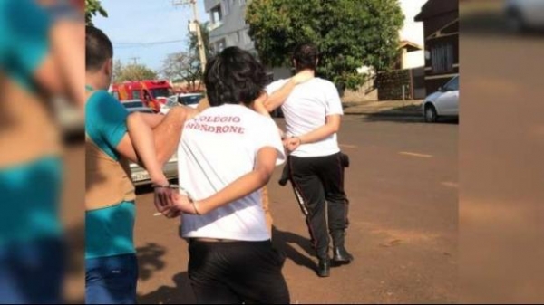 Os dois jovens foram encaminhados para o Centro de Sócio Educação de Foz do Iguaçu.. (Foto: Divulgação)