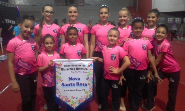 As atletas conquistaram o nono lugar geral por equipe na competição.(Foto: Divulgação)