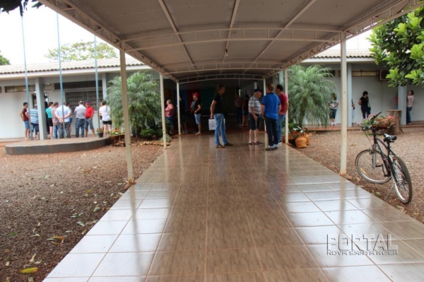 Votação em Alto Santa Fé. (Foto: Portal Nova Santa Rosa)