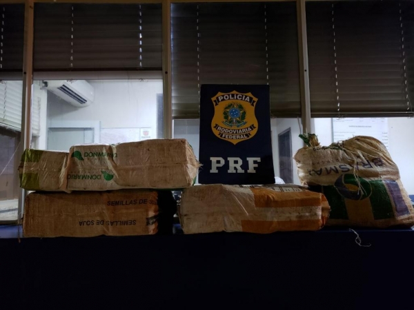 Após pesagem a droga totalizou 91Kg. (Foto: PRF)