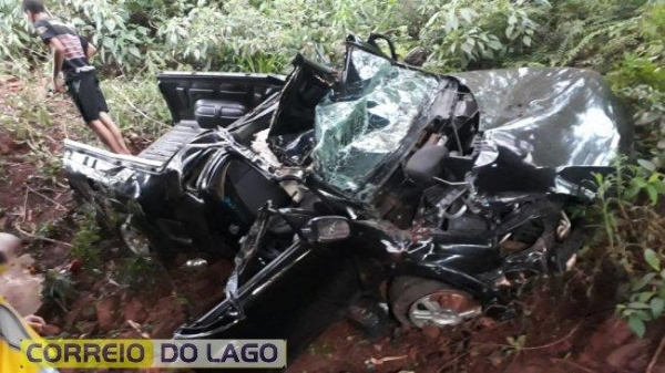 O rapaz ainda foi socorrido, mas acabou falecendo. (Foto: Correio do Lago)