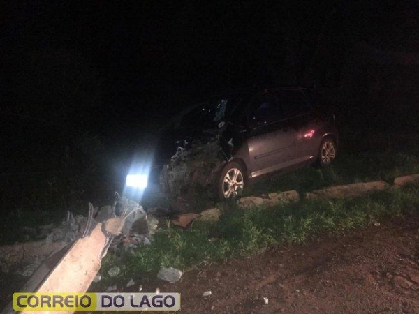 A condutora foi submetida ao teste bafométrico o qual acusou embriaguez ao volante. (Foto: Correio do Lago)