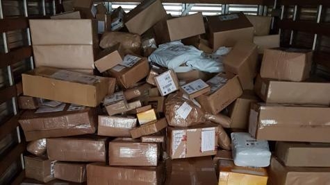 Estima-se que as mercadorias somem aproximadamente R$ 230 mil(Foto: Receita Federal)