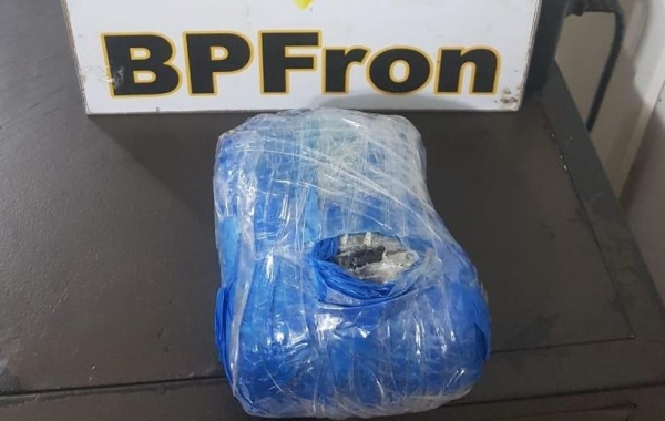 A droga foi apreendida.(Foto: BPFron)