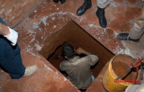 O promotor da época, Arnaldo Giuzzio informou que o túnel onde o cadáver foi localizado, estava cuidadosamente camuflado (Foto: Divulgação )