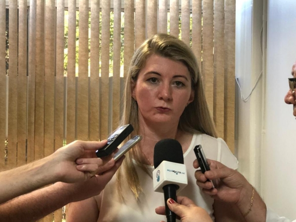 Entrevista da Secretária de Saúde do município. (Foto: Assessoria)