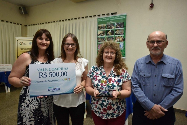 O projeto foi desenvolvido pelas professoras Cledia, Elenir e Liane, da Escola Municipal Getúlio Vargas.(Fotos: Divulgação)
