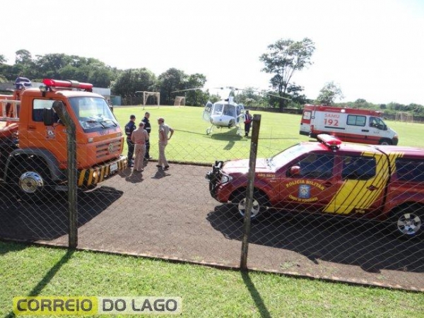 Agentes de Defesa Civil e militares do Corpo de Bombeiros realizaram a segurança preventiva do local.(Foto: Correio do Lago)
