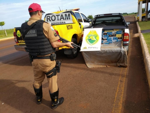 Aproximadamente 15.000 maços de cigarros foram apreendidos. (Fotos: PRE)