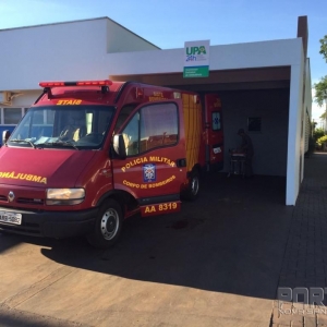 Os bombeiros realizaram os primeiros socorros. (Foto: Marcio Cerny/Marecha News)