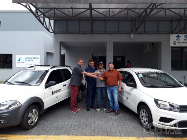 A entrega foi realizada ontem. (Foto: Portal Nova Santa Rosa)