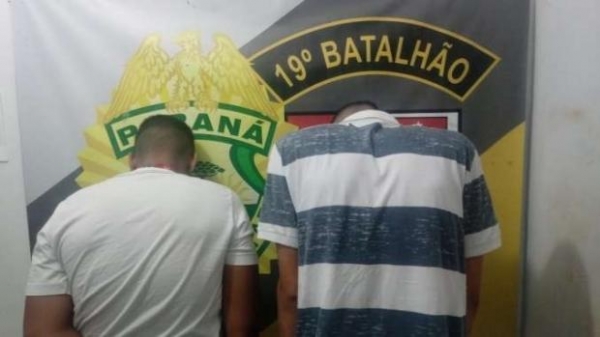 Dois jovens foram detidos com porções de maconha .(Foto: Catve)