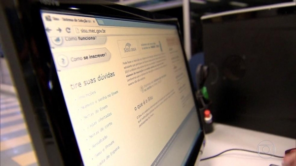 Tela do Sisu — Foto: Reprodução/TV Globo