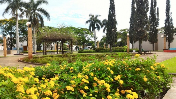 Praça da Bíblia em Nova Santa Rosa. (Foto: Portal Nova Santa Rosa)