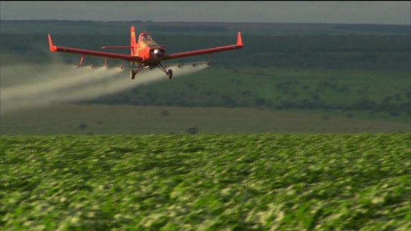 Justiça determina manutenção de norma que restringe o uso de agrotóxicos no Paraná — Foto: GloboNews