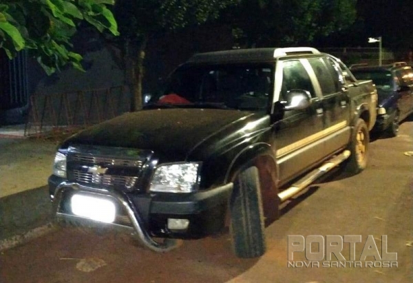 Veículo apreendido. (Foto: Portal Palotina)