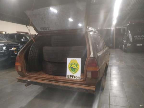 O condutor de 34 anos foi detido. (Foto: BPFron)