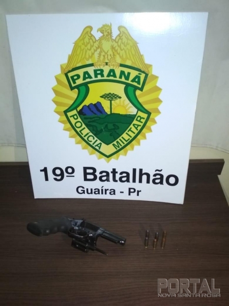 Arma apreendida. (Foto: PM)