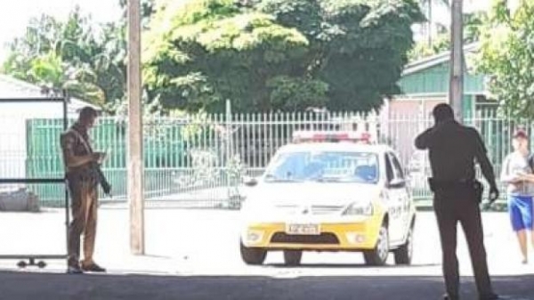 Crime foi registrado na igreja católica - na área central do município. (Foto: Catve)