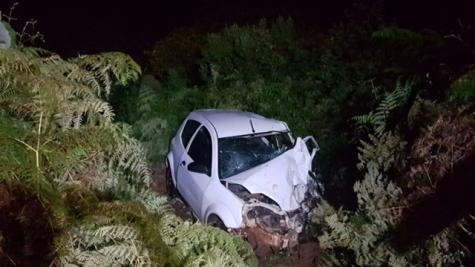  Um acidente registrado na noite de segunda-feira (25) em Chopinzinho deixou um homem morto e uma mulher ferida.  A colisão aconteceu por volta das 19h20 na rodovia PR-281. (Foto: PP News)
