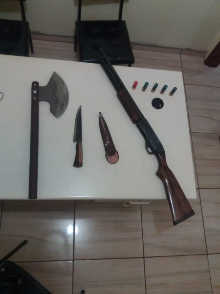 Material apreendido. (Foto:PM)