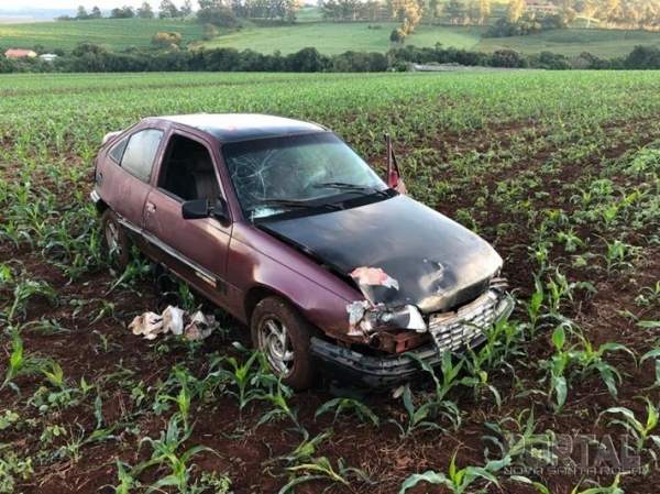 Carro com placas de Palotina se envolve em acidente com vítima fatal em Três Barras (Foto: PRE )