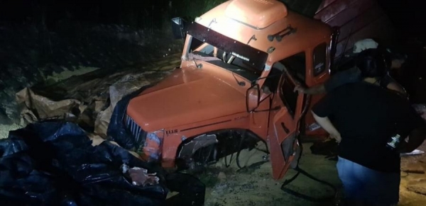 Motorista morre e quatro ficam gravemente feridos em acidente na BR-153 (Foto: PRF )