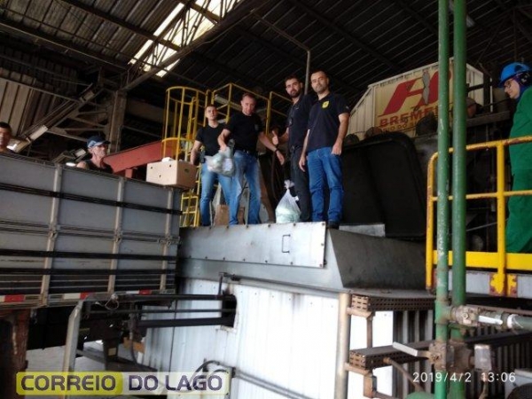 O trabalho contou com um forte esquema de segurança e foi acompanhado por fiscais da Vigilância Sanitária.. (Foto: Correio do Lago)