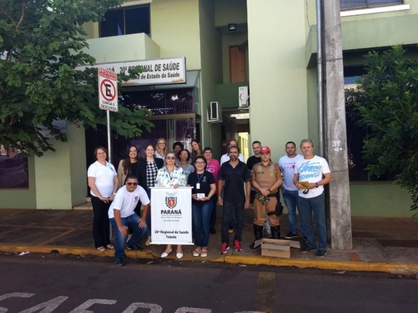 Ação ocorreu no perímetro urbano de Toledo, em enfrente a 20ª Regional. (Fotos: PRE)